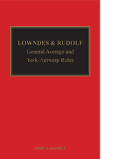 Lowndes & Rudolf: Law of General Average,15th Edition